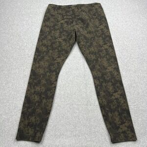 Lysse Pants Women's‎ XL Brown Camo Knit Denim Soft Pull On Stretch Leggings